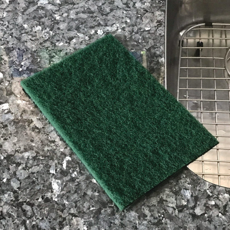 90-96 Medium Duty Hand Cleaning Pad, 6 x 9, Green, 20/Carton