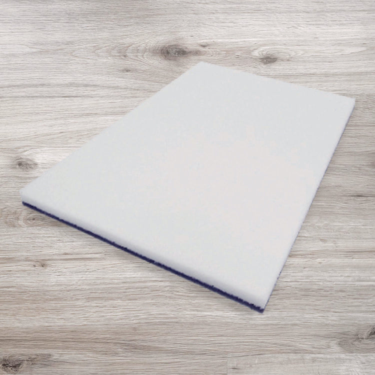 XTRACT Melamine Floor Pad, 14 x 20, White/Brown, 5/Carton