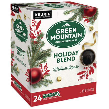 Holiday Blend K-Cups, Medium Roast, 24/box
