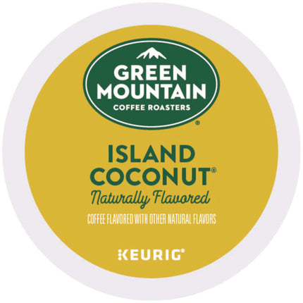 Island Coconut Coffee K-Cup Pods, 96/carton
