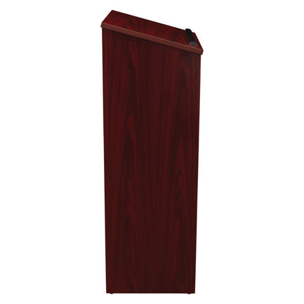 Full Floor Lectern, 23 x 16 x 46.5, Mahogany