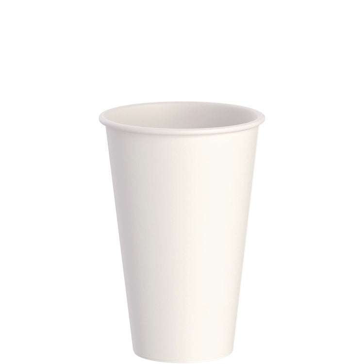 Thermoguard Insulated Paper Hot Cups, 16 oz, White Sustainable Forest Design, 600/Carton