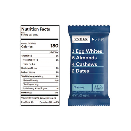 Minis Protein Bars Variety Pack, Blueberry/Strawberry, 0.9 oz Bar, 8/Box