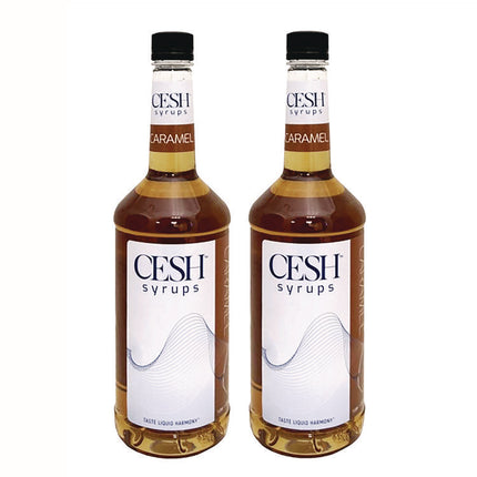 Caramel Syrup, 33.81 oz Bottle, 2/Carton