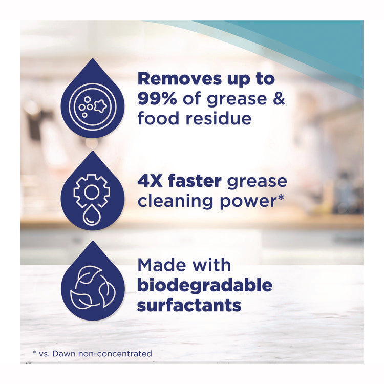 Platinum Liquid Dish Detergent, Clean Lemon Scent, 24.3 oz EZ-Squeeze Bottle