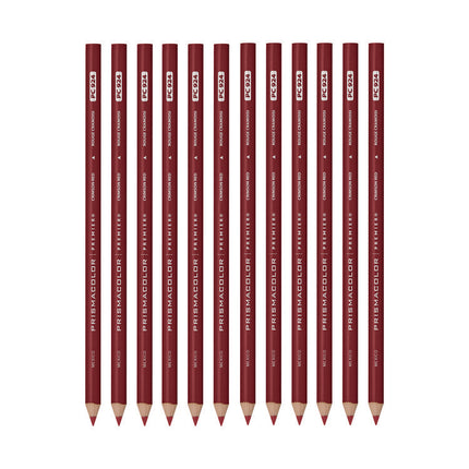 Premier Colored Pencil, Crimson Red Lead, Crimson Red Barrel, 12/Pack