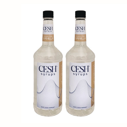 Vanilla Sugar-Free Syrup, 33.81 oz Bottle, 2/Carton