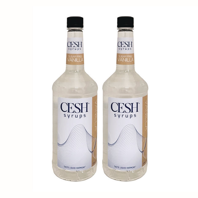 Vanilla Sugar-Free Syrup, 33.81 oz Bottle, 2/Carton