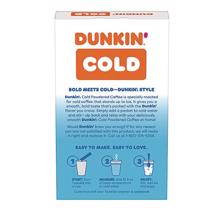 Cold Powdered Coffee, 1.02 oz Packet, 6/Box