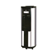 Hot and Cold Water Dispenser, 3-5 gal, 13 dia x 38.75 h, Stainless Steel