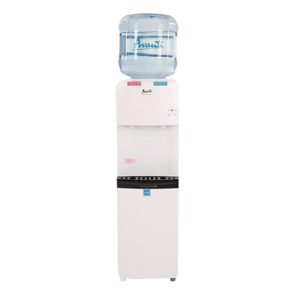 Hot And Cold Water Stand Up Dispenser, 3-5 Gal, 11 X 12 X 36, White
