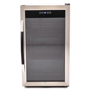 3 Cu. Ft. Refrigerator/beverage Cooler, 18.75 X 19.5 X 33.75, Black/stainless Steel Framed Glass Door