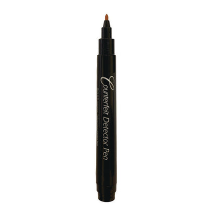 Counterfeit Bill Detector Marker Pen, 3 x 7.25 x 0.6, Black, 50/Pack