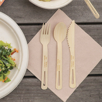 Bamboo Cutlery, Knife, Paper, Natural, 750/Carton