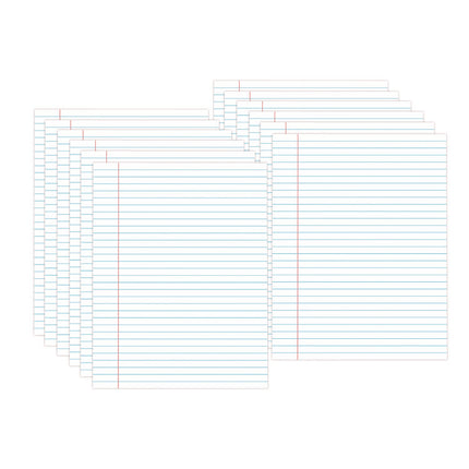 Glue Top Pads, Wide/legal Rule, 50 White 8.5 X 11 Sheets, Dozen