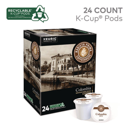 Colombia K-Cups Coffee Pack, 24/box