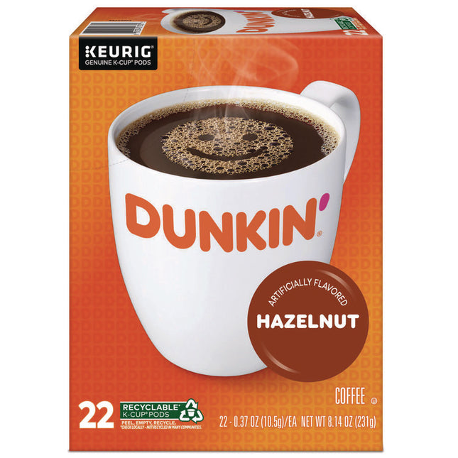 K-Cup Pods, Hazelnut, 22/box