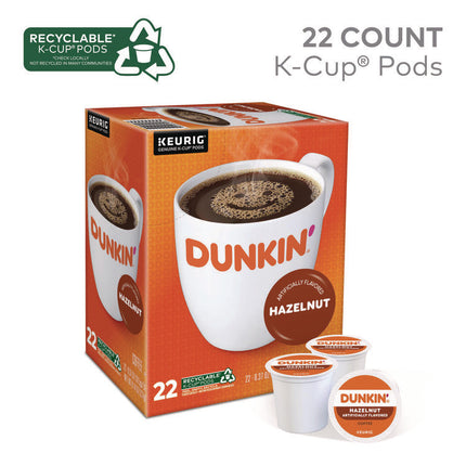 K-Cup Pods, Hazelnut, 22/box