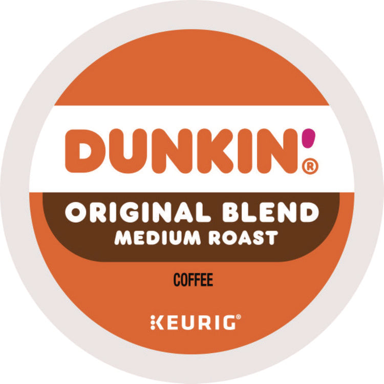 K-Cup Pods, Dunkin Regular, 88/Carton