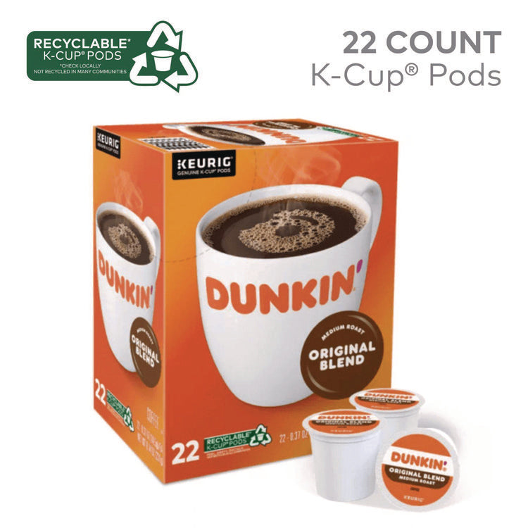 K-Cup Pods, Dunkin Regular, 88/Carton