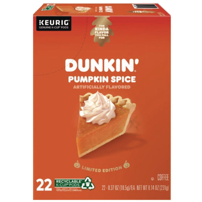 K-Cup Pods, Pumpkin Spice, 22/box