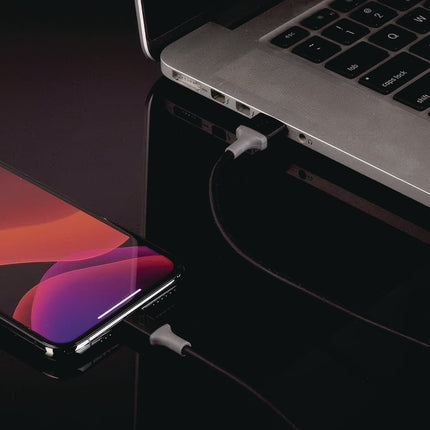strikeLINE USB-A to Apple Lightning Charge and Sync Cable, 4 ft, Black