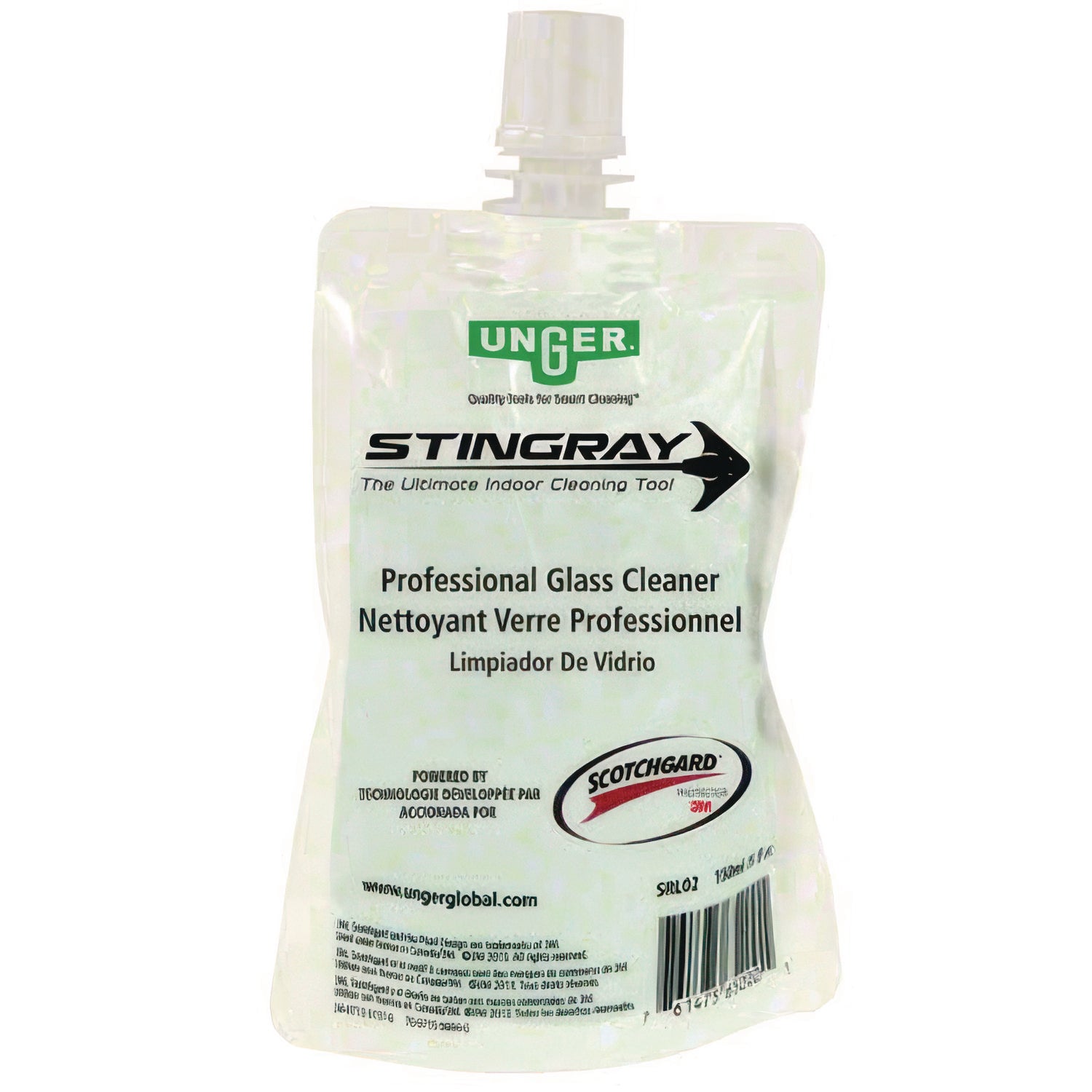 Stingray Professional Glass Cleaning Liquid, 150 mL Pouch