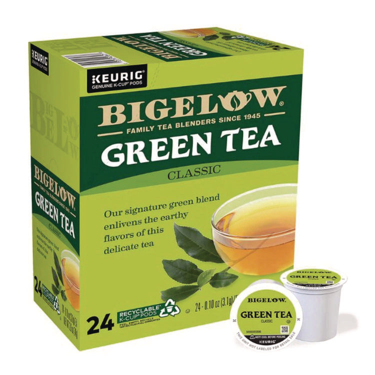 Green Tea K-Cup Pack, 24/box, 4 Box/carton