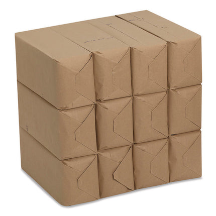 Interfold Napkin Refills, 1-Ply, 13 x 8.5, Brown, 900 Napkins/Pack, 12 Packs/Carton