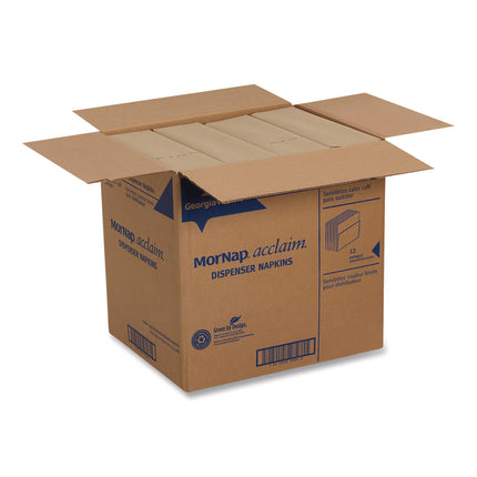 Interfold Napkin Refills, 1-Ply, 13 x 8.5, Brown, 900 Napkins/Pack, 12 Packs/Carton