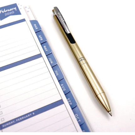 Sarasa Grand Gel Pen, Retractable, Fine 0.7 mm, Black Ink, Gold/Translucent Black Barrel