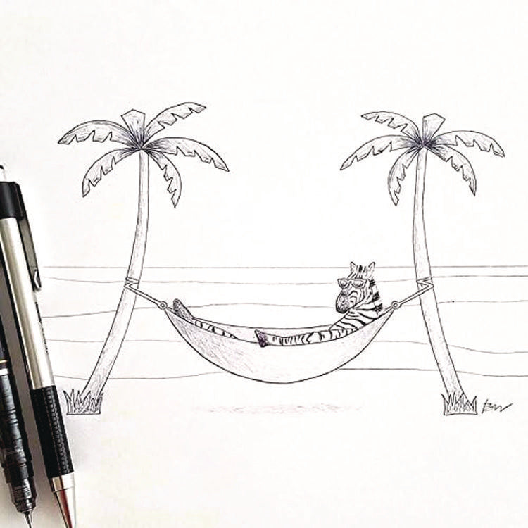 M-301 Mechanical Pencil, 0.5 mm, HB (#2), Black Lead, Silver/Black Barrel, 2/Pack