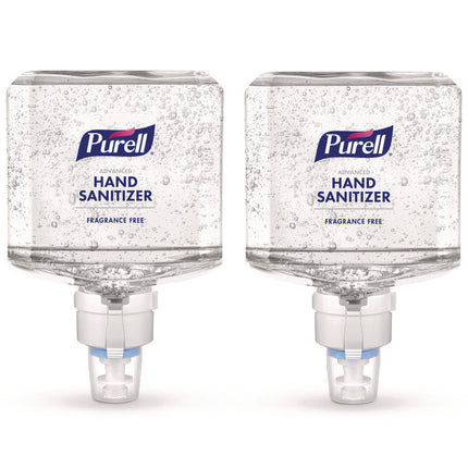 PROFESSIONAL ADVANCED GEL HAND SANITIZER FRAGRANCE FREE, FOR ES8 DISPENSER, 2/CARTON