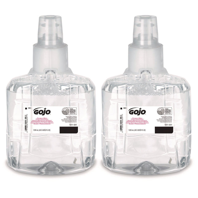 Clear and Mild Foam Handwash Refill, For LTX-12 Dispenser, Fragrance-Free, 1,200 mL, 2/Carton