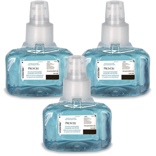 Foaming Antimicrobial Handwash with PCMX Refill, For LTX-7, Floral Scent, 700 mL, 3/Carton