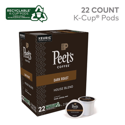 House Blend Coffee K-Cups, 22/box