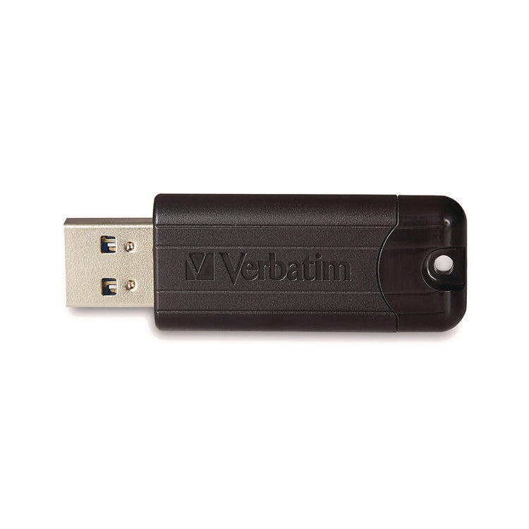 PinStripe USB 3.2 Flash Drive, 32 GB, Black