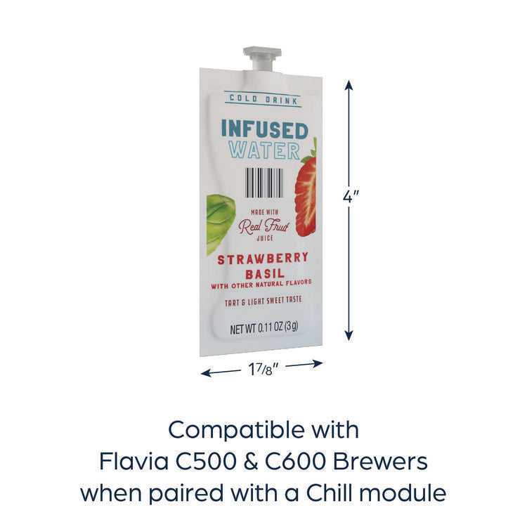 Strawberry Basil Infused Water Freshpack, 100/Carton