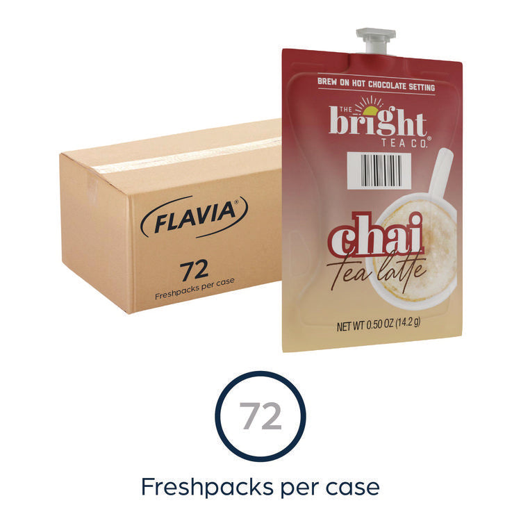 The Bright Tea Co. Chai Tea Latte Freshpack, 72/Carton