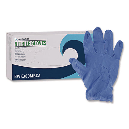 Disposable General-Purpose Nitrile Gloves, Medium, Blue, 4 mil, 100/Box