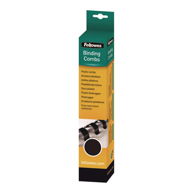 Plastic Comb Bindings, 1/4" Diameter, 20 Sheet Capacity, Navy, 100/Pack