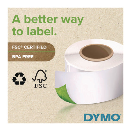 Labels for LabelWriter Label Printer, 2.31" x 4", White, 300 Labels/Roll, 24 Rolls/Pack
