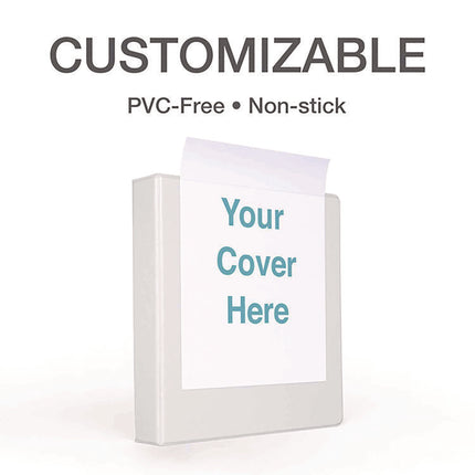 Premier Easy Open Clearvue Locking Slant-D Ring Binder, 3 Rings, 1" Capacity, 11 X 8.5, White