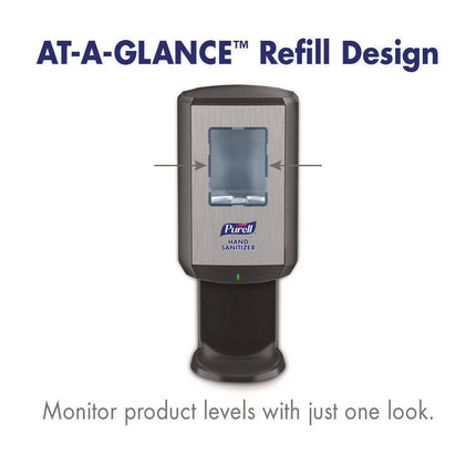 Cs8 Hand Sanitizer Dispenser, 1,200 Ml, 5.79 X 3.93 X 15.64, Graphite