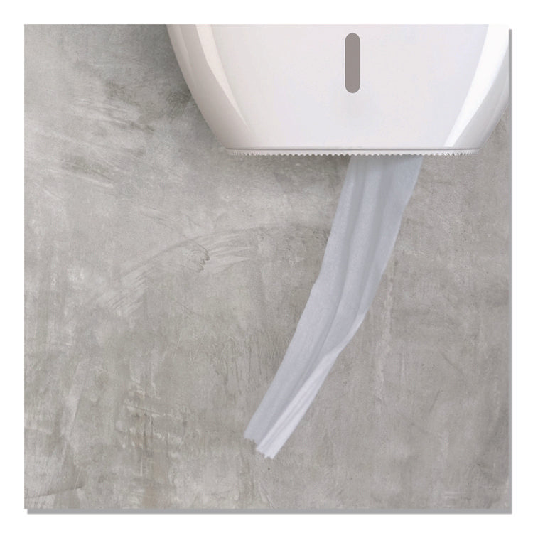 HyTech Seas Mini JRT, Septic Safe, 1-Ply, White, 3.3" x 750 ft, 6 Rolls/Carton