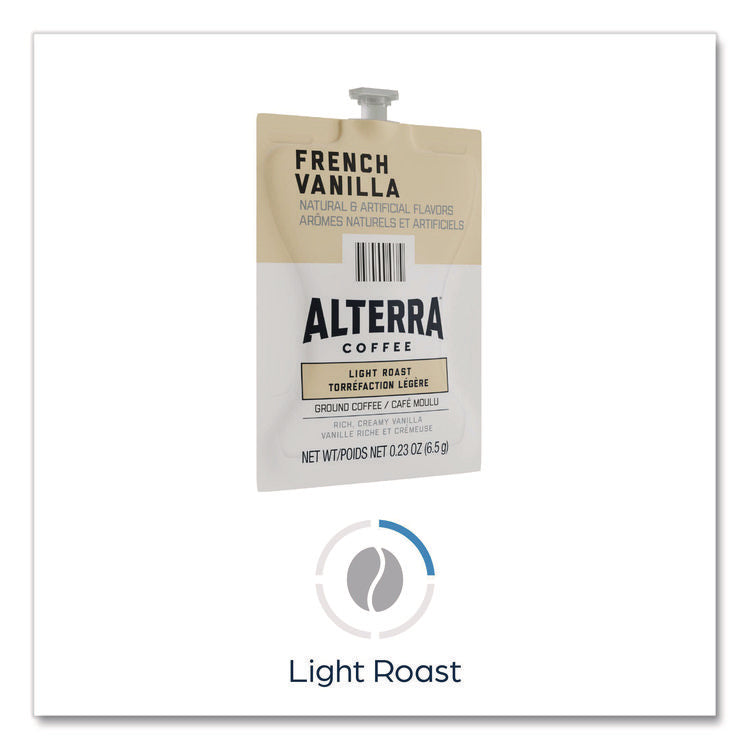 Alterra French Vanilla Coffee Freshpack, 100/Carton