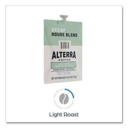 Alterra Decaf House Blend Coffee Freshpack, 100/Carton