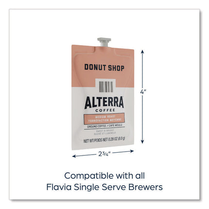 Alterra Donut Shop Coffee Freshpack, 100/Carton