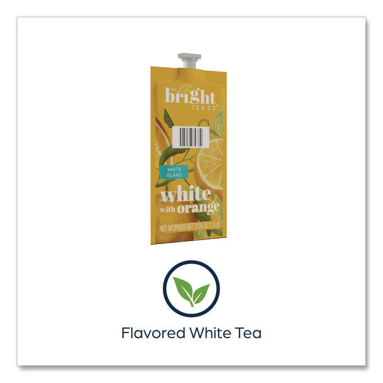 The Bright Tea Co. White with Orange Tea Freshpack, 100/Carton