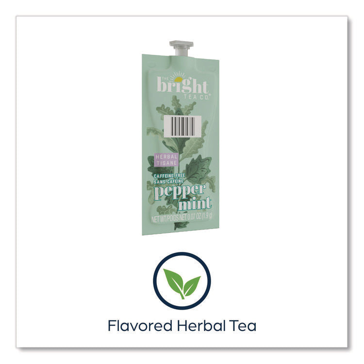 The Bright Tea Co. Peppermint Herbal Tea Freshpack, 100/Carton